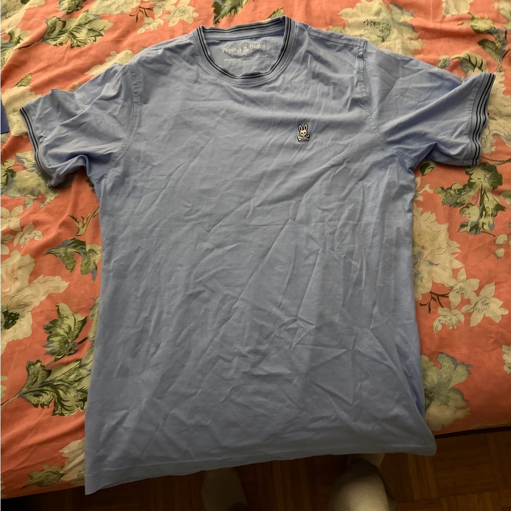 Psycho Bunny Light Blue Crew Neck Tee